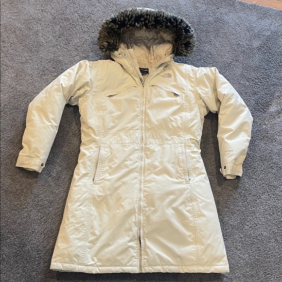 The North Face Jackets & Blazers - The North Face Women's Cream Hyvent Arctic Parka Down Waterproof Jacket